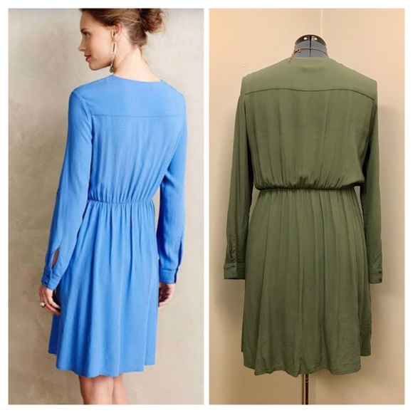 [Fits 10/12] Anthro — Maeve Lene Wrap Dress - Picture 2 of 6